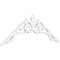 Ekena Millwork Pitch Amber Architectural Grade PVC Gable Pediment, 48"W x 18"H x 1"P (9/12) GPP048X018X100AMB - alternate 1